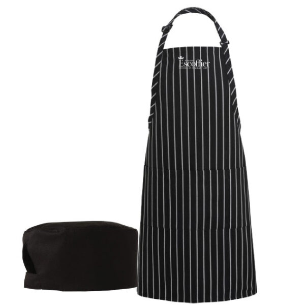 Chef apron and chef hat